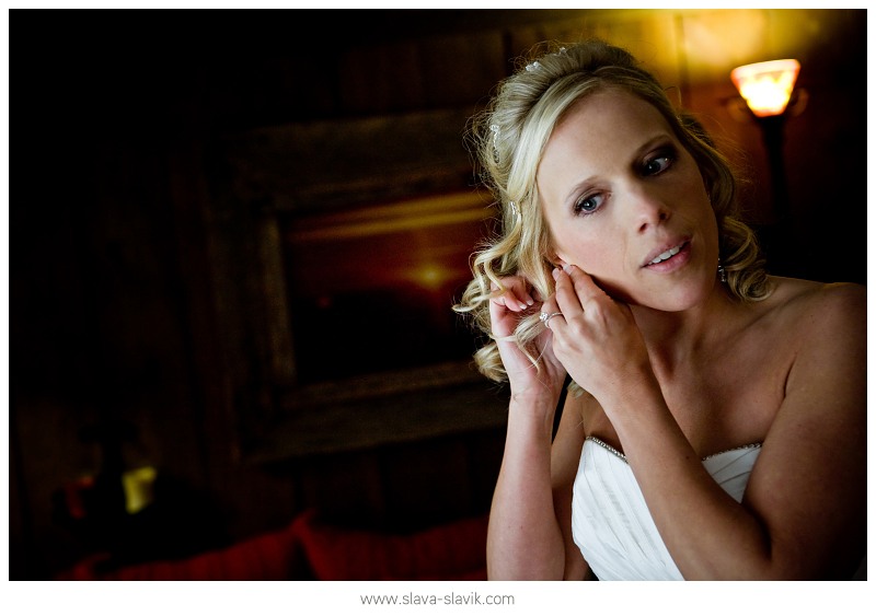 Bride and Earring