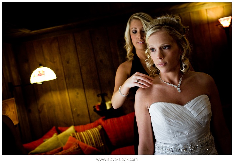 Bride and Necklace