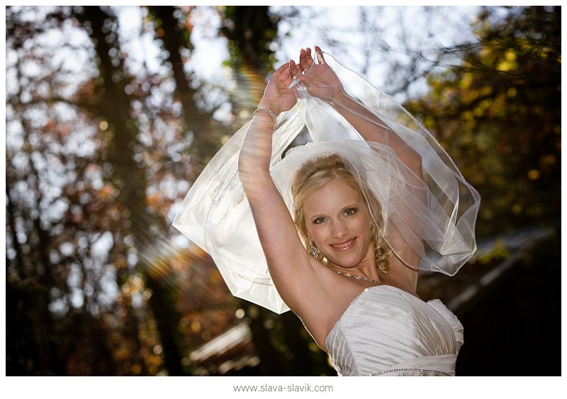 Bride in the Woods