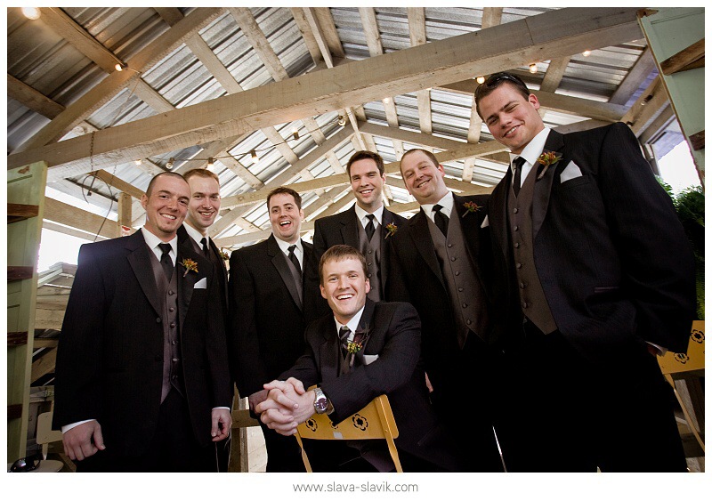 Groom with Groomsmen