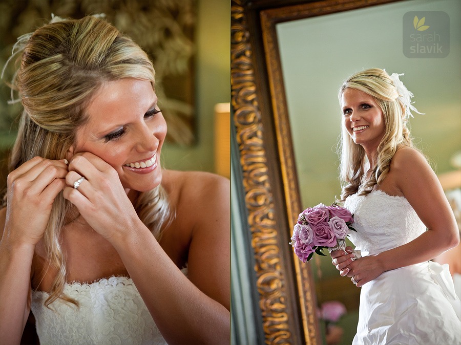 Bride and Earring