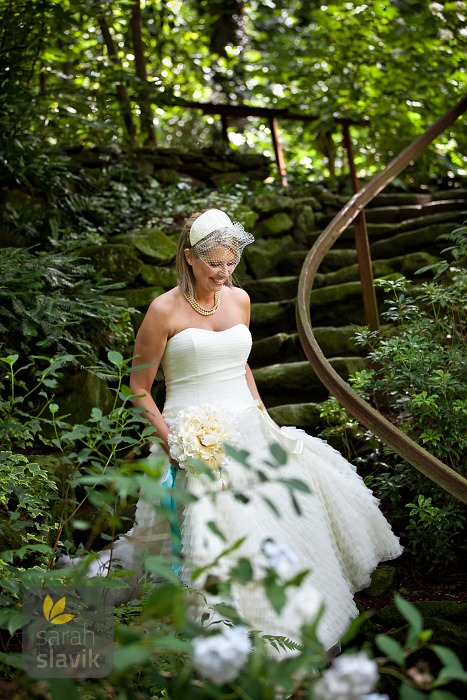 Bride at Dunaway Gardens