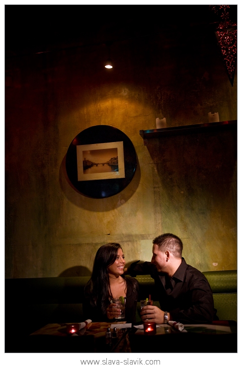 Couple in Gilberts Cafe