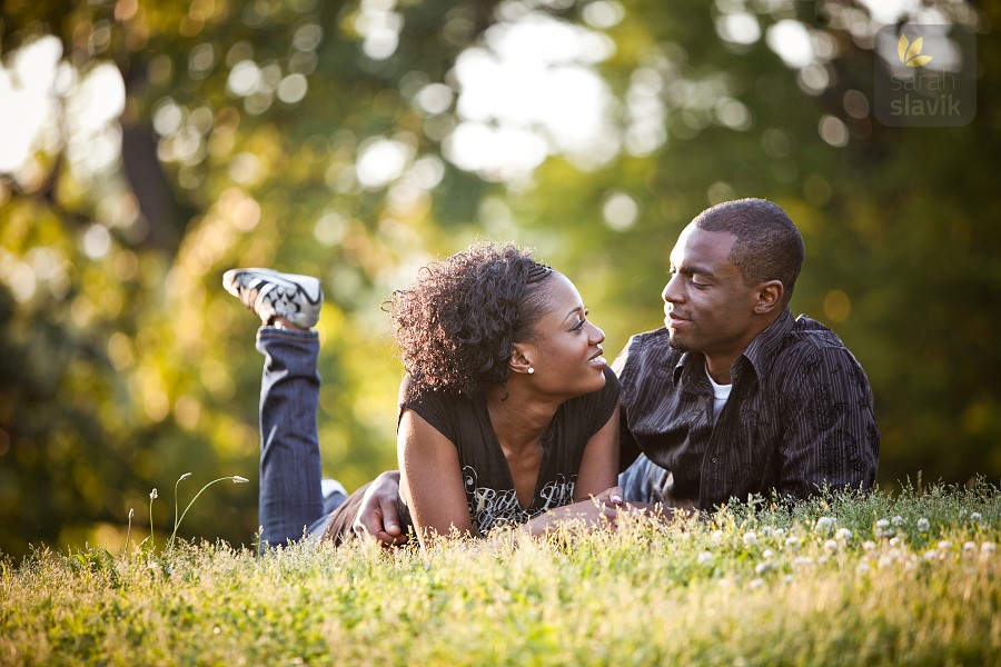 Couple on the Grass