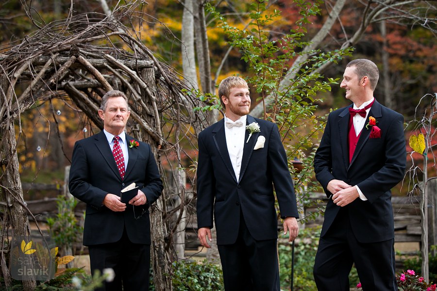 Groom's anticipation