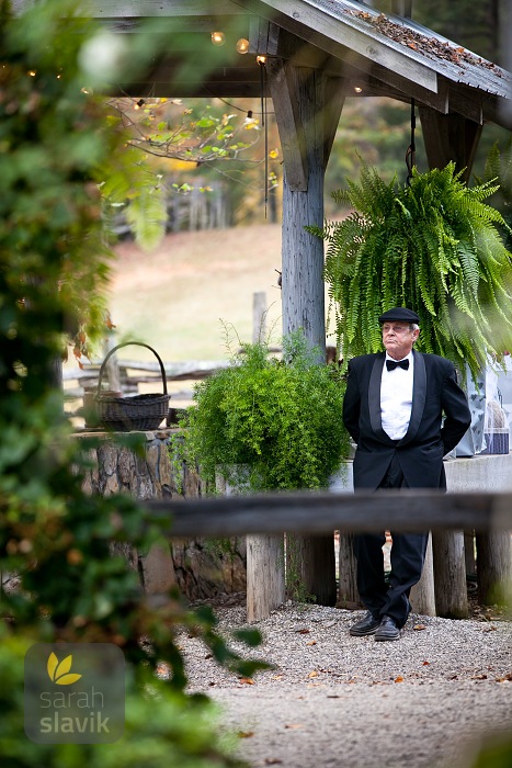 Old man with bow tie