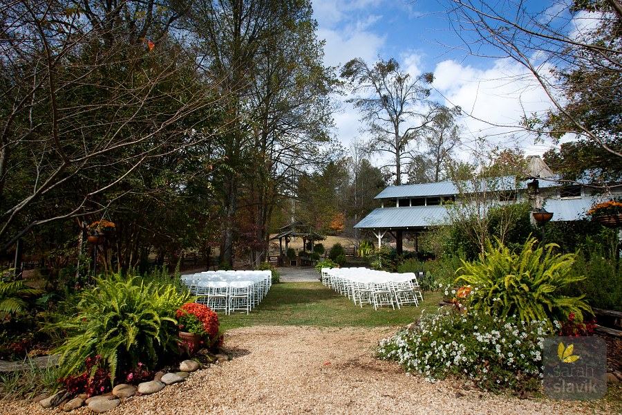 Outdoor ceremony place