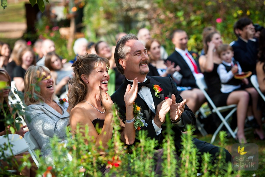 Parents at wedding