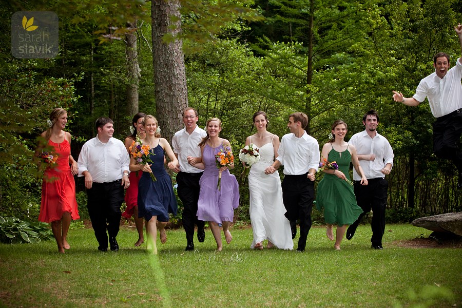 Running Wedding Party