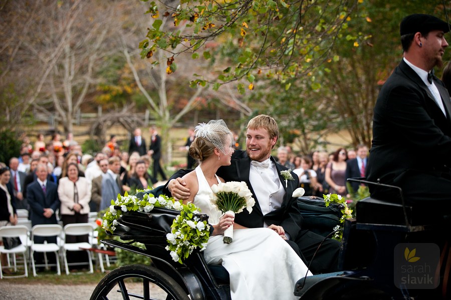 Wedding carriage ride