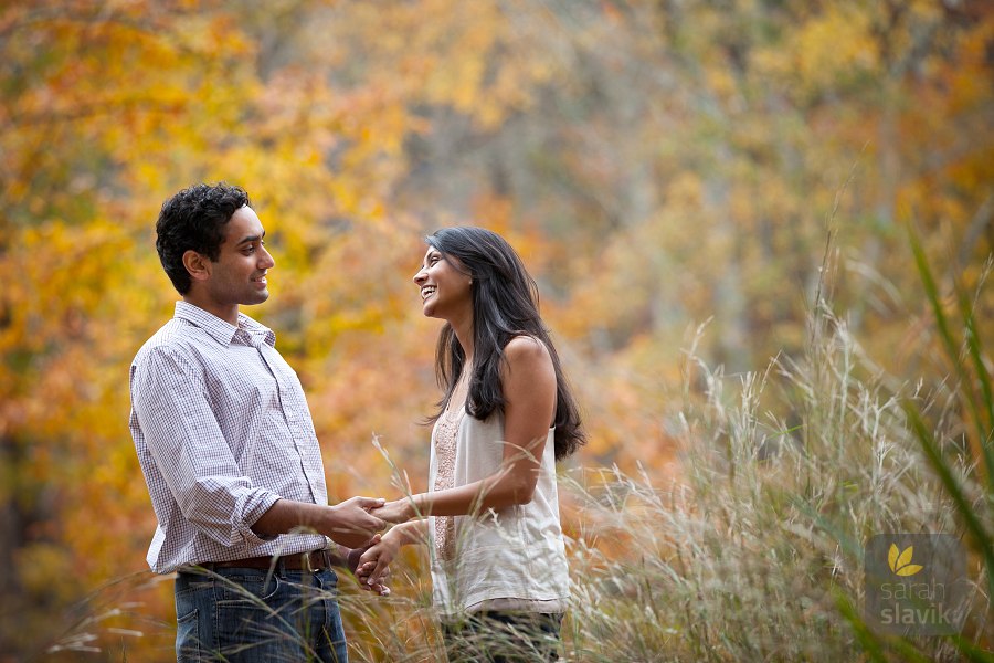 Autumn engagement portrait Autumn engagement portrait