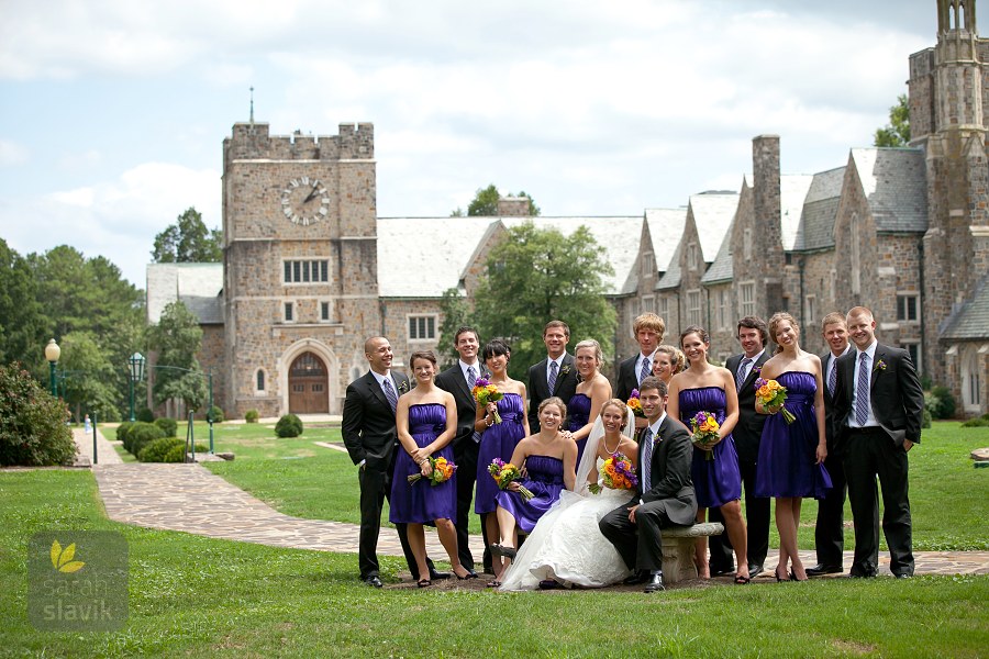 Berry College wedding party