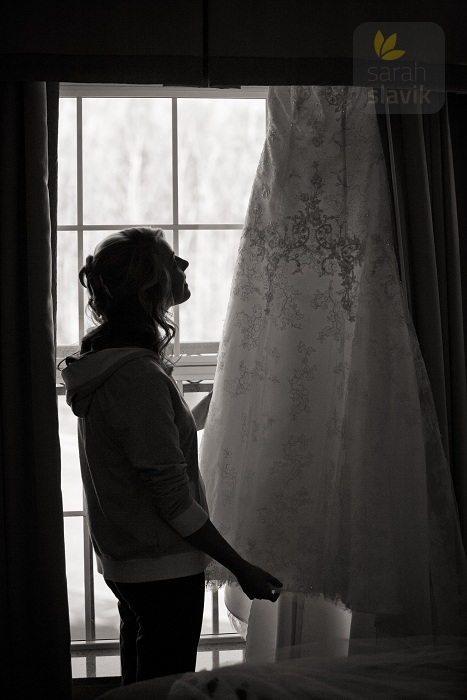 Bride with a dress