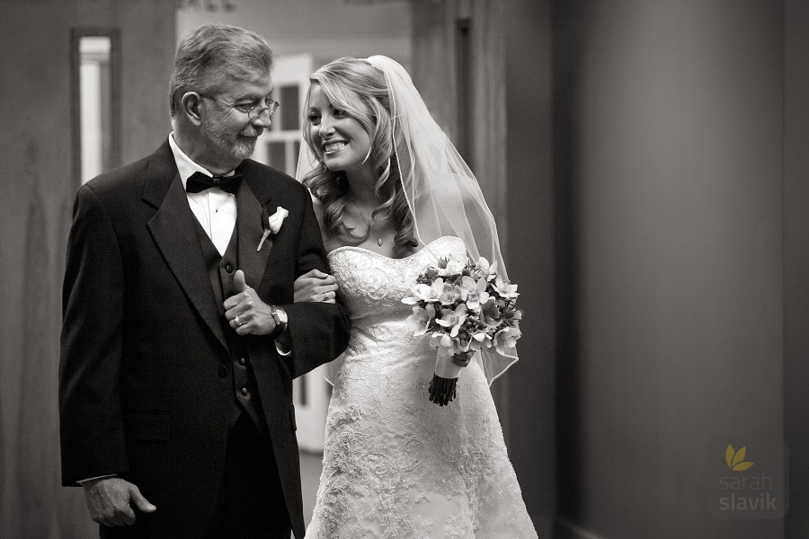 Bride with her dad