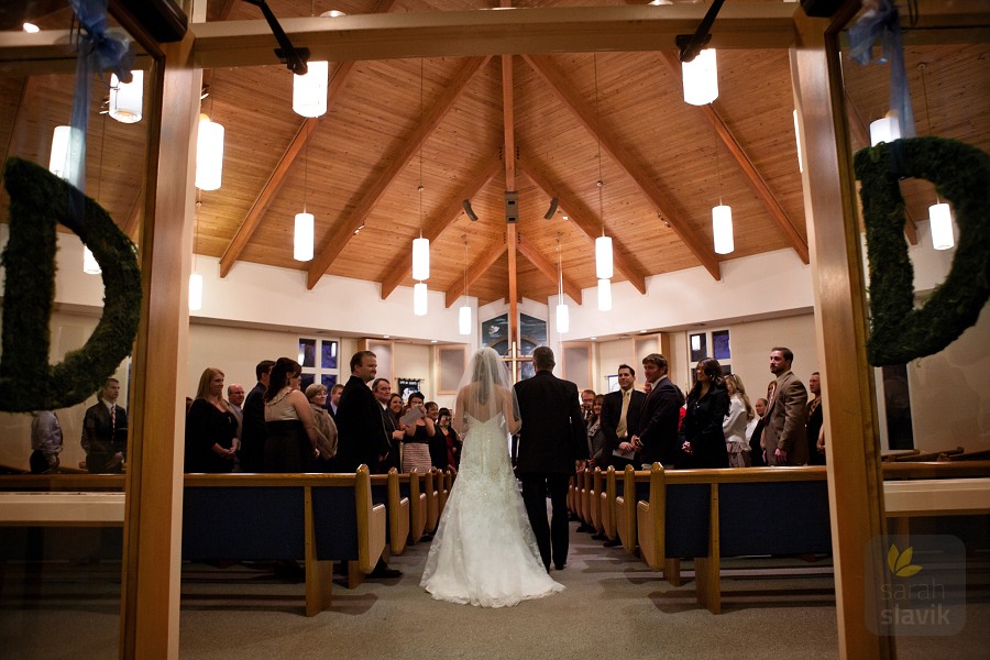 Bride's processional with dad