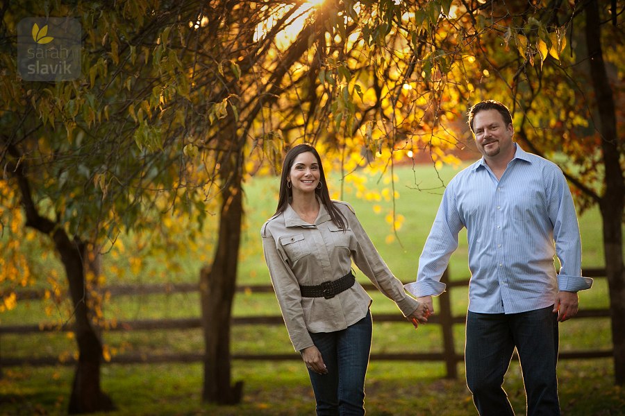 Couple with sunset