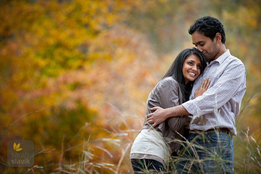 Engaged couple outdoors Engaged Couple Outdoors