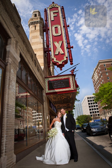 Fox Theatre Wedding Photo