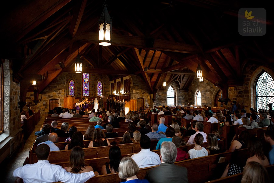 Frost Chapel wedding ceremony