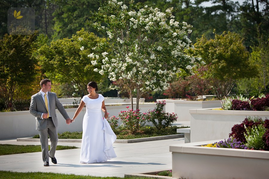 LDS bride and groom