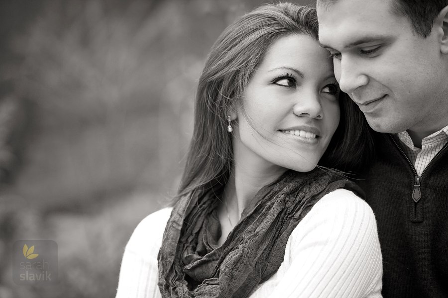 Engagement portrait in Roswell, GA