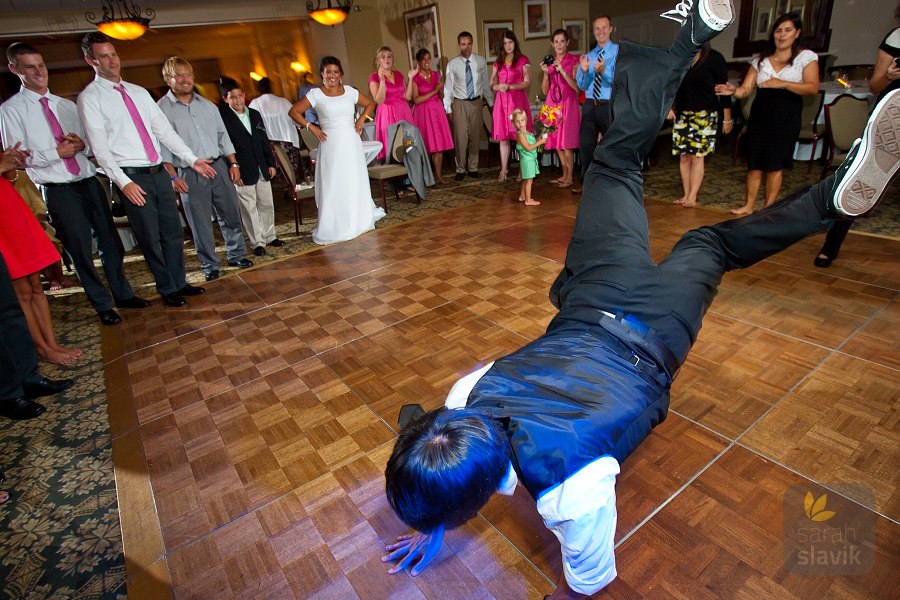 Wedding break dance