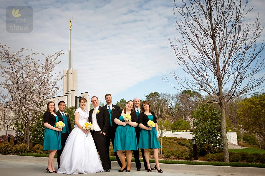 Atlanta LDS temple wedding
