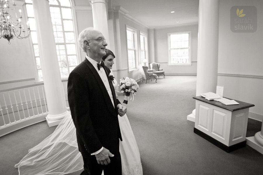 Bride and dad