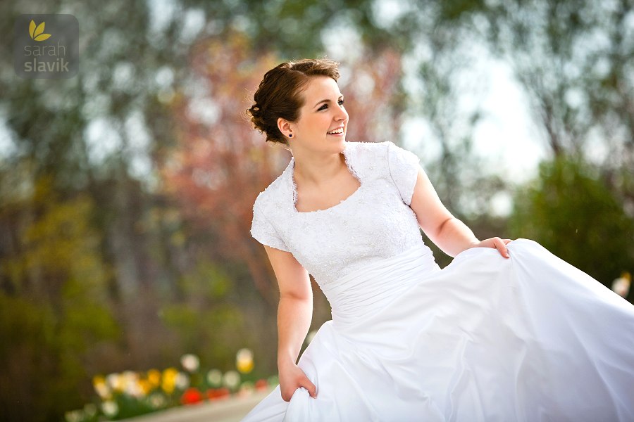 Dancing bride