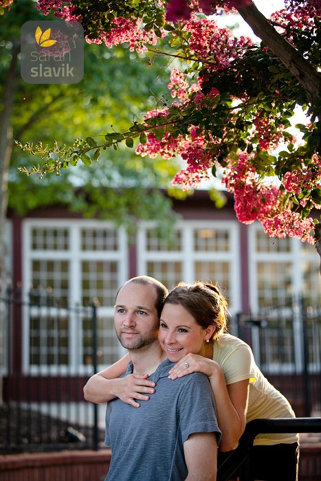 Engaged couple