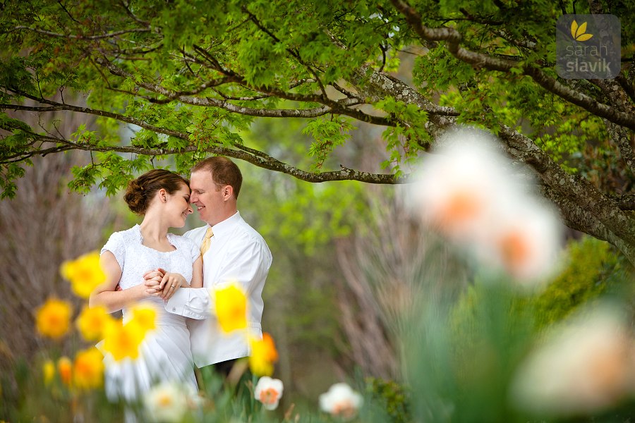 Sweet wedding portait