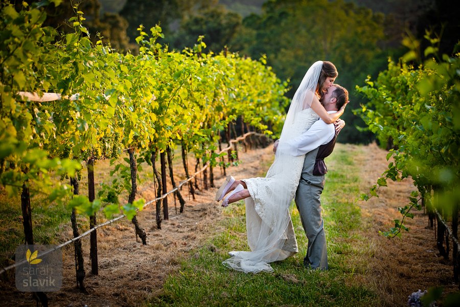 Vineyard wedding