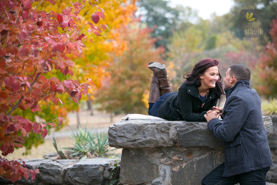 Autumn Engagement Portrait