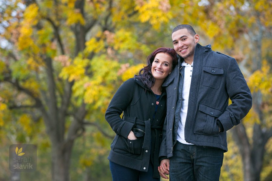 Fall Engagement Photo