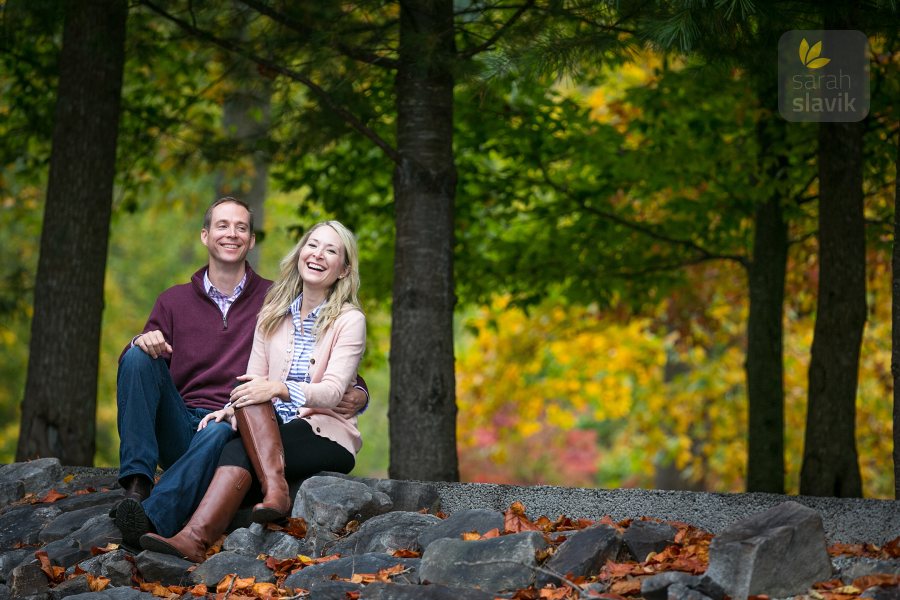 Fall Engagement Portrait