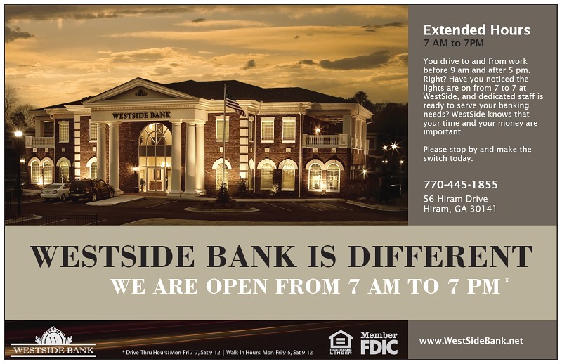 WestSide Bank, Hiram, GA, Building