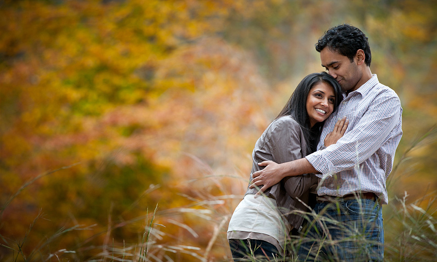 Fall Engagement Portrait