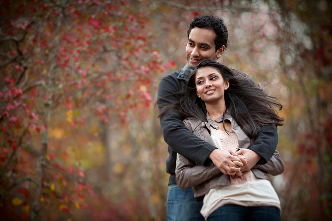 Indian Engagement Portrait