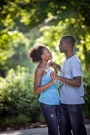 Outdoor Engagement Portrait