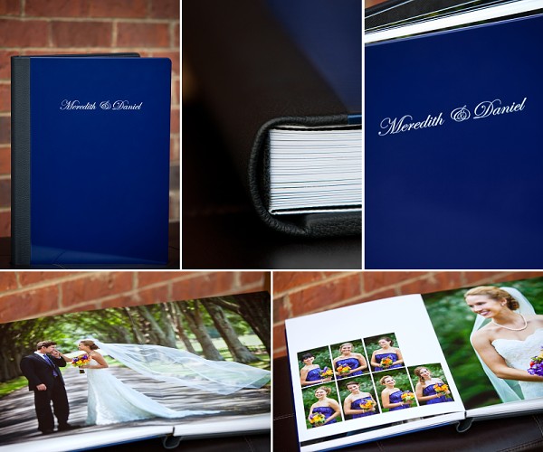 Contemporary wedding album