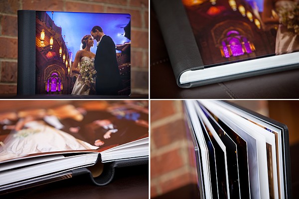 Modern wedding album